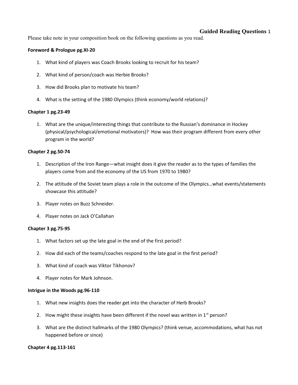 Guided Reading Questions 1