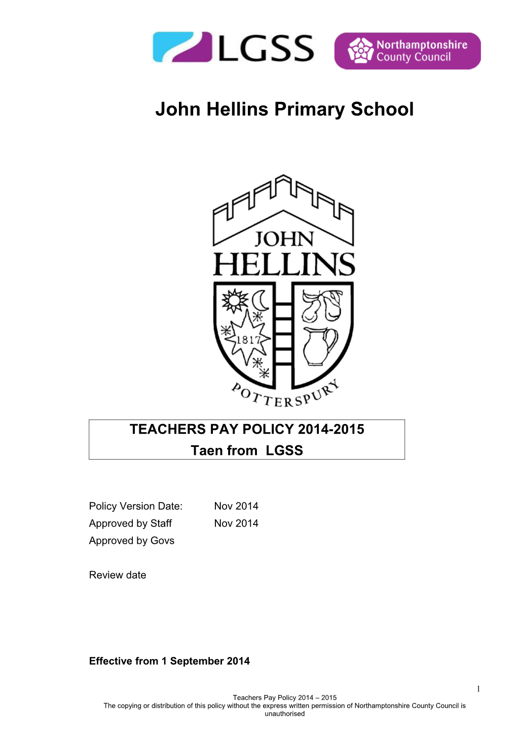 John Hellins Primary School