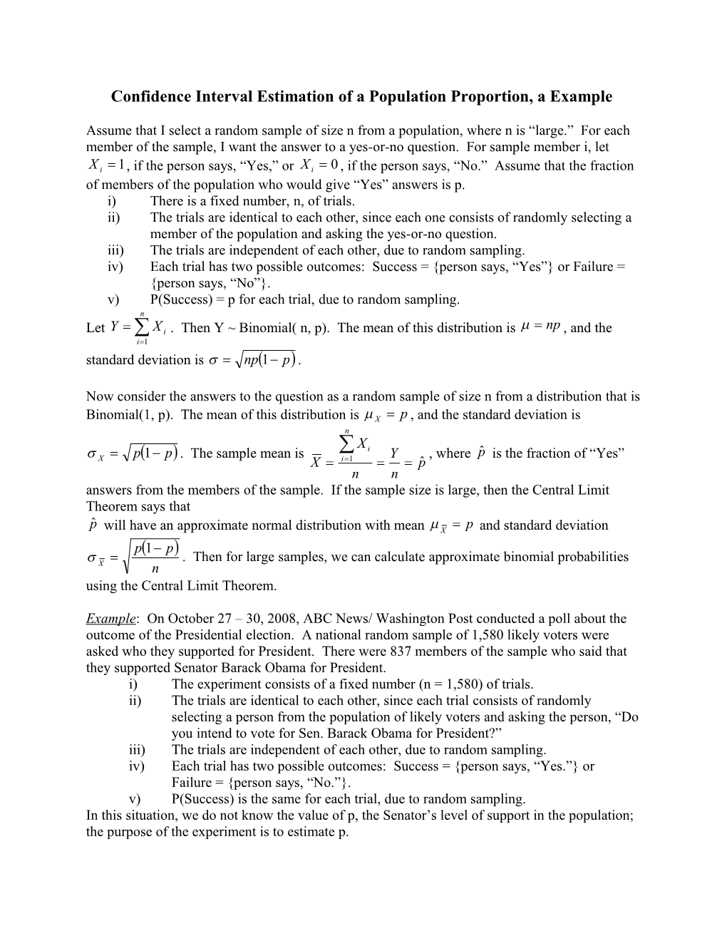 Normal Approximation to the Binomial Distribution