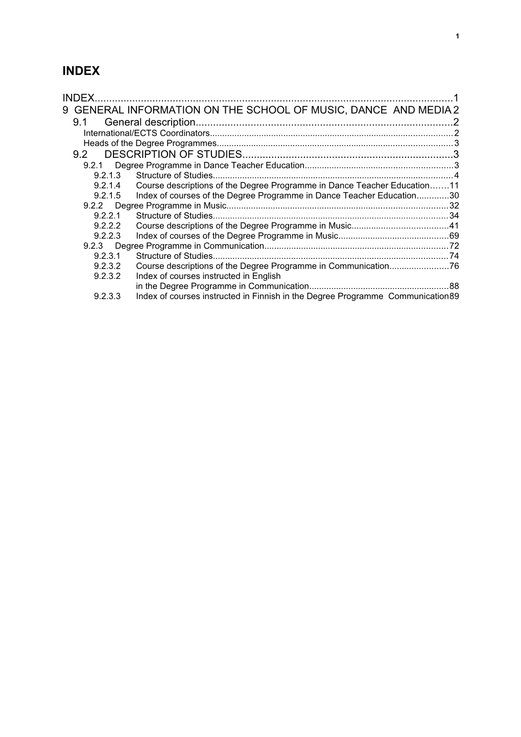 Kua082 Secondary Instrument (Piano) 1 6 ECTS Cr (4 Finnish Cr)