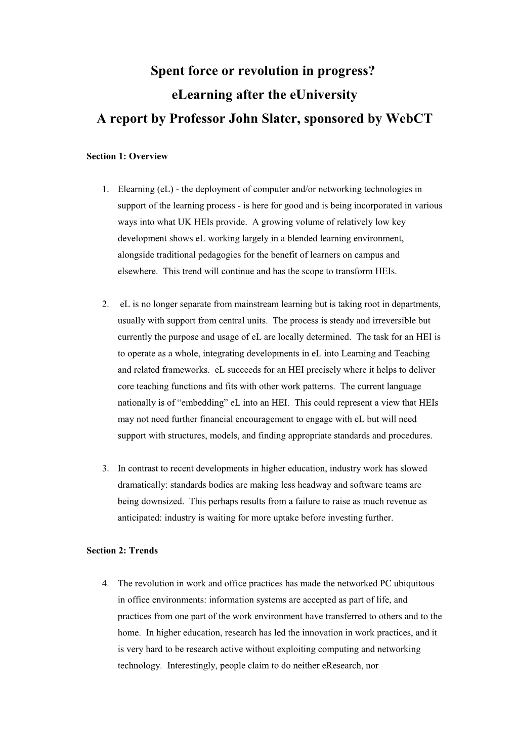 Conservative Proposals for HE Funding Reform