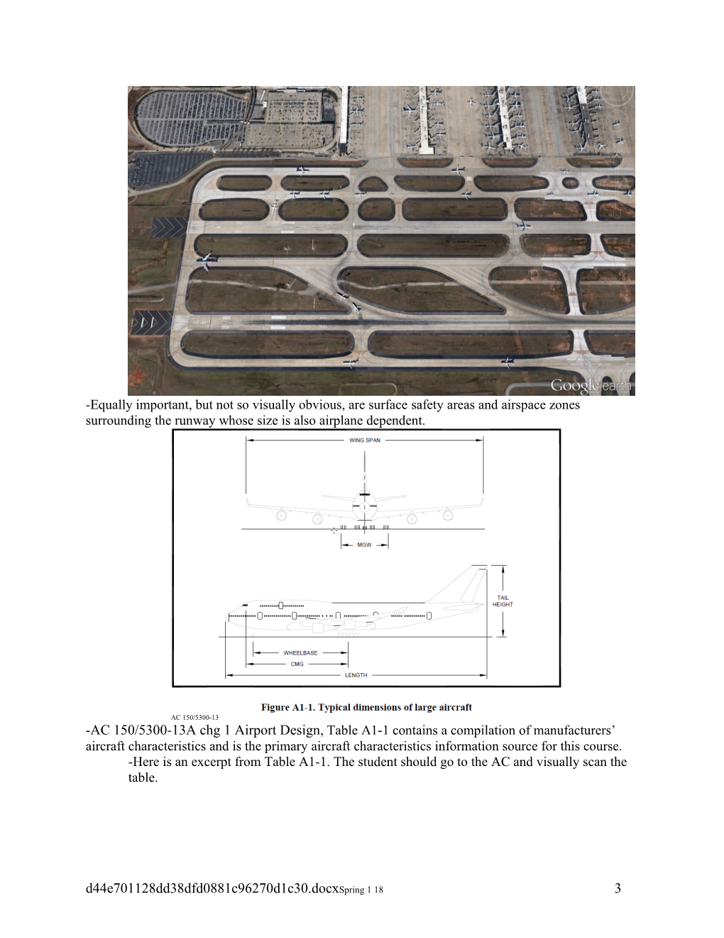 4 Aircraft Characteristicsdriving Airport Design