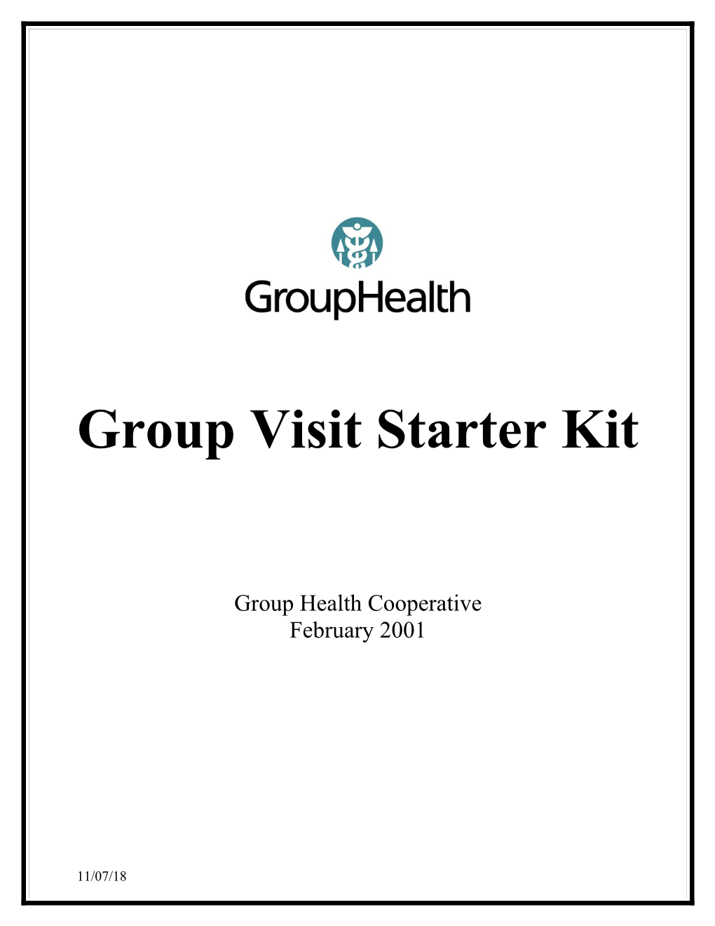 Group Visit Starter Kit