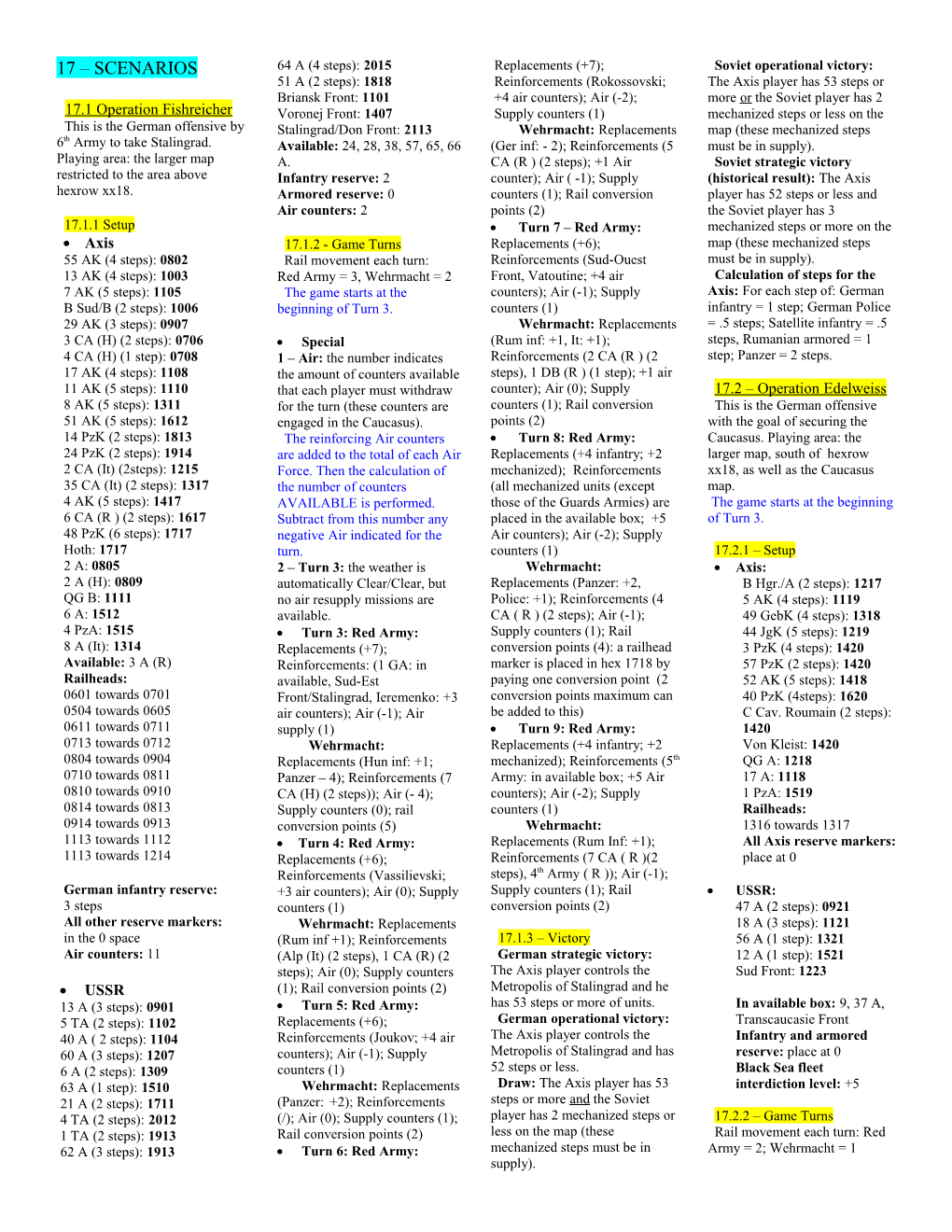 17.1 Operation Fishreicher