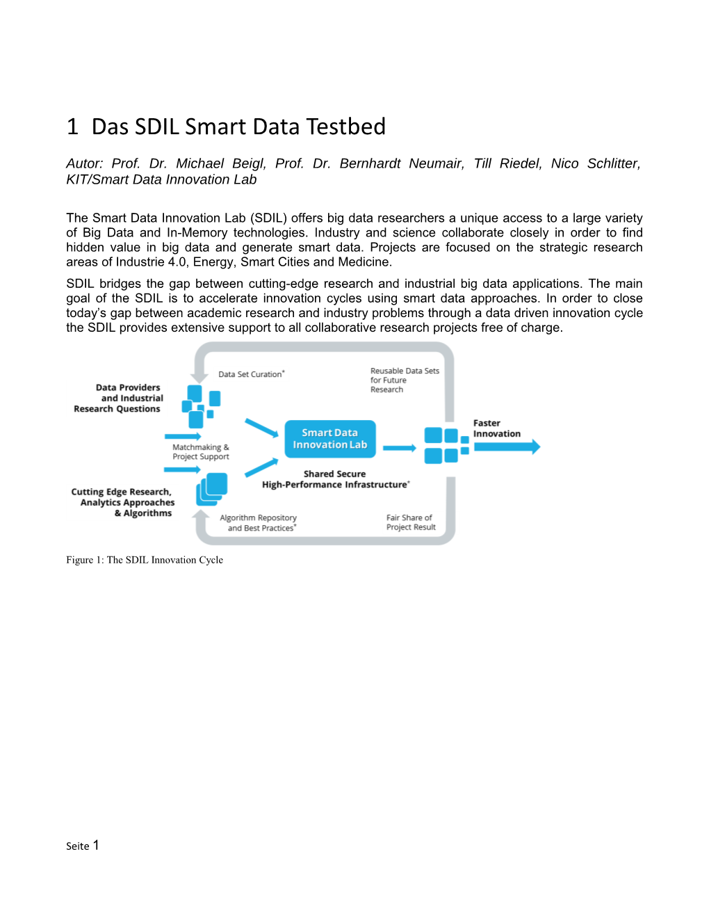 1Das SDIL Smart Data Testbed