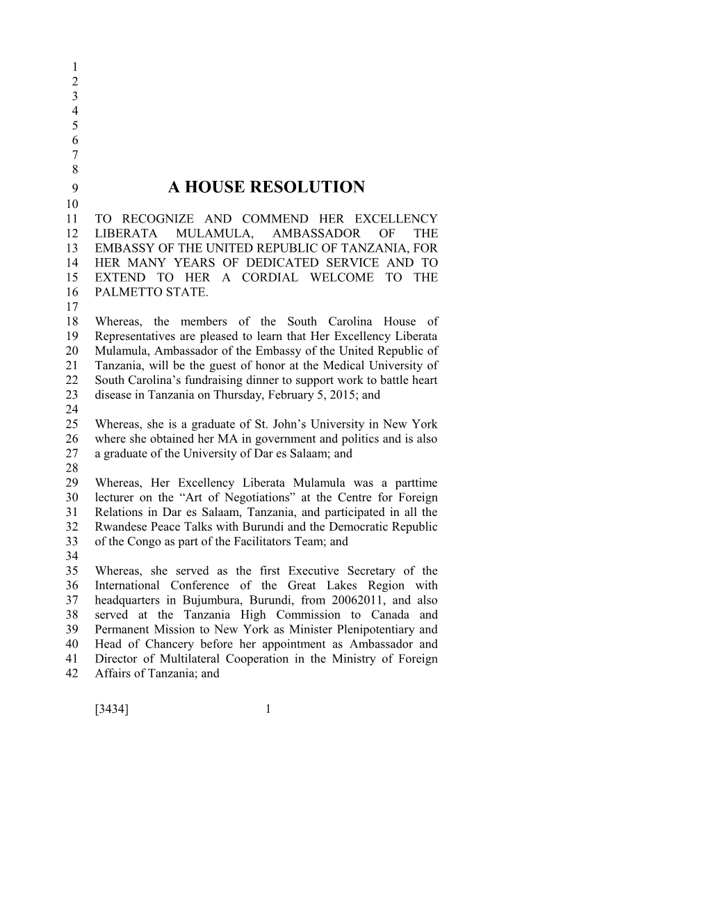 2015-2016 Bill 3434 Text of Previous Version (Jan. 28, 2015) - South Carolina Legislature Online