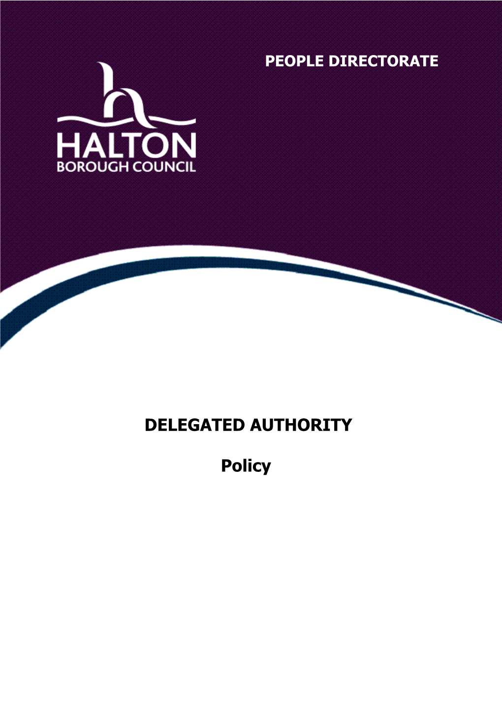 Delegated Authority Policy