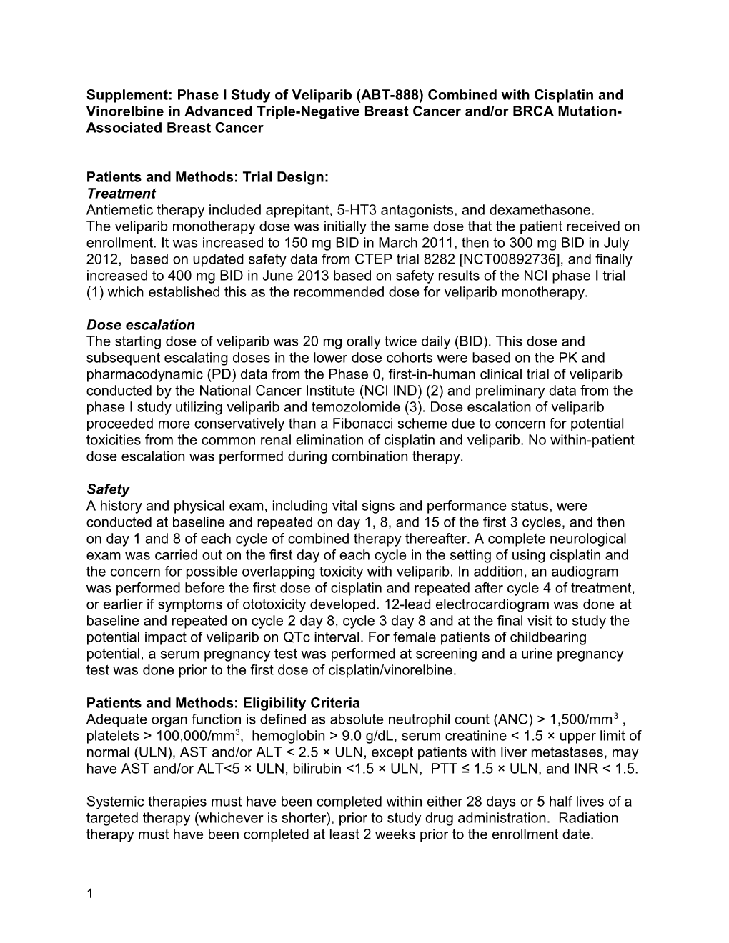 Patients and Methods: Trial Design