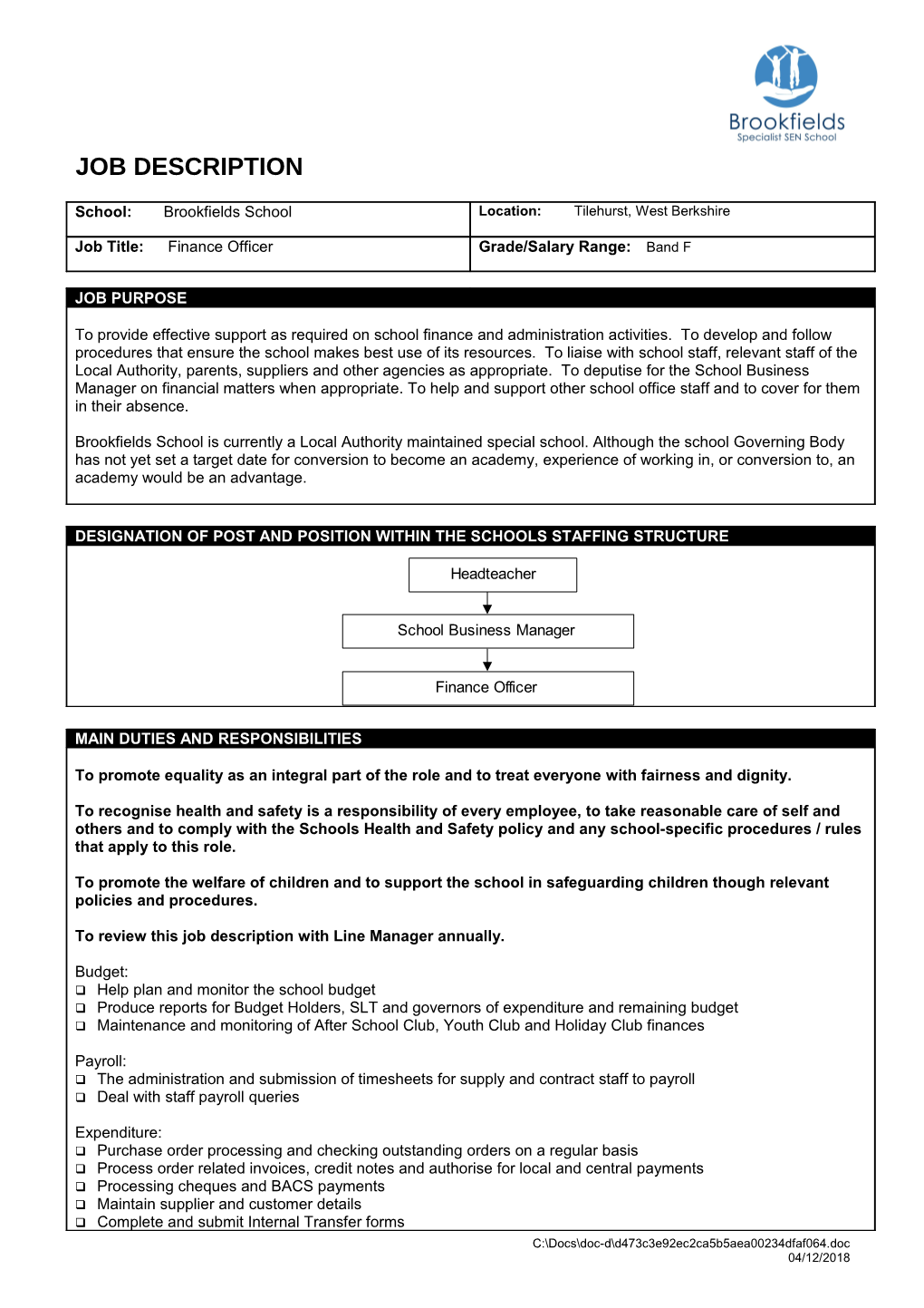 H: Andrew HR 1617 Finance Officer