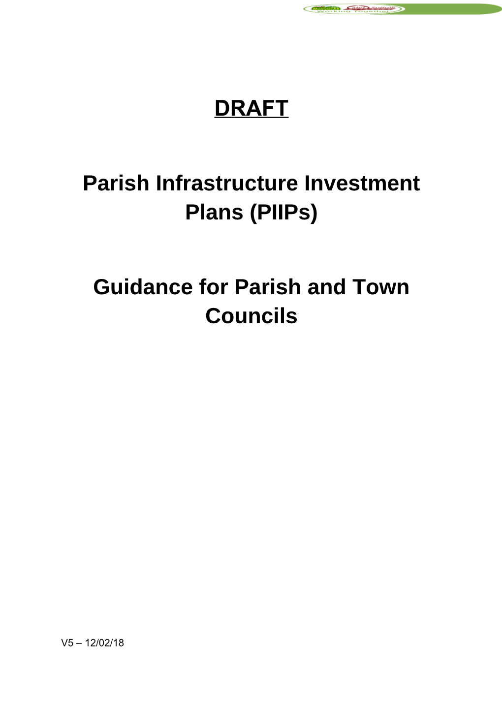 Parish Infrastructure Investment Plans (Piips)