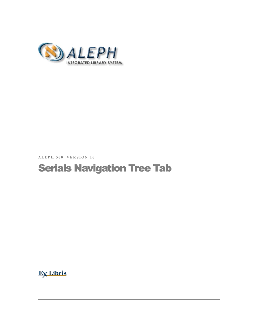 Serials Navigation Tree Tab 16