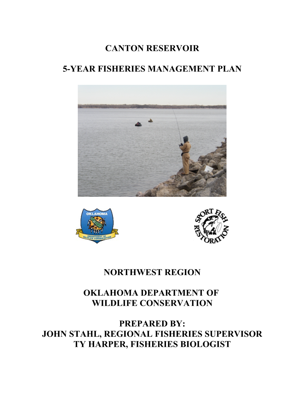 Canton Lake Management Plan