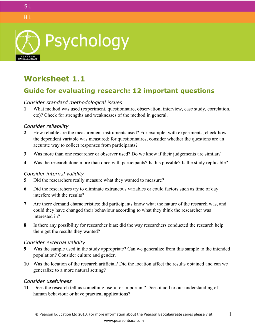 Guide for Evaluating Research: 12 Important Questions