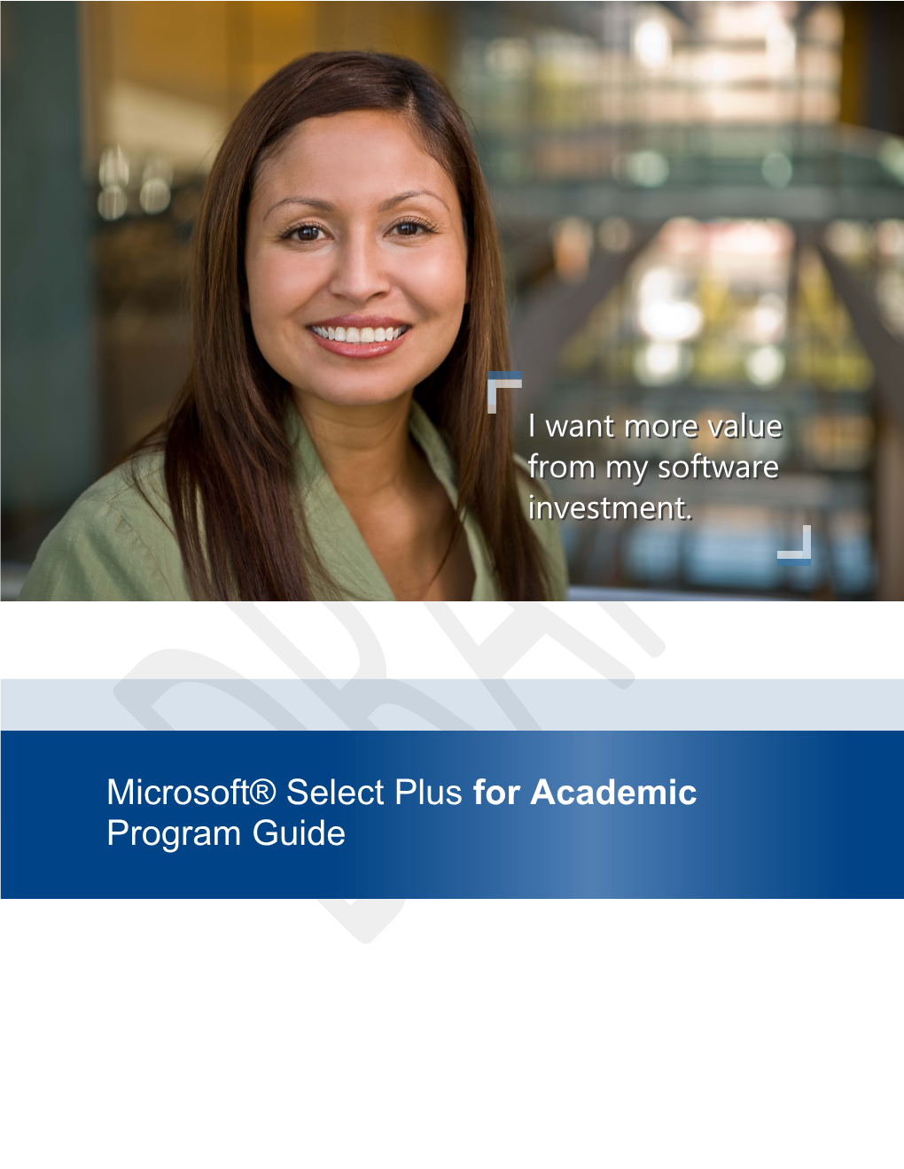 Select Plus for Academic Overview and Benefits