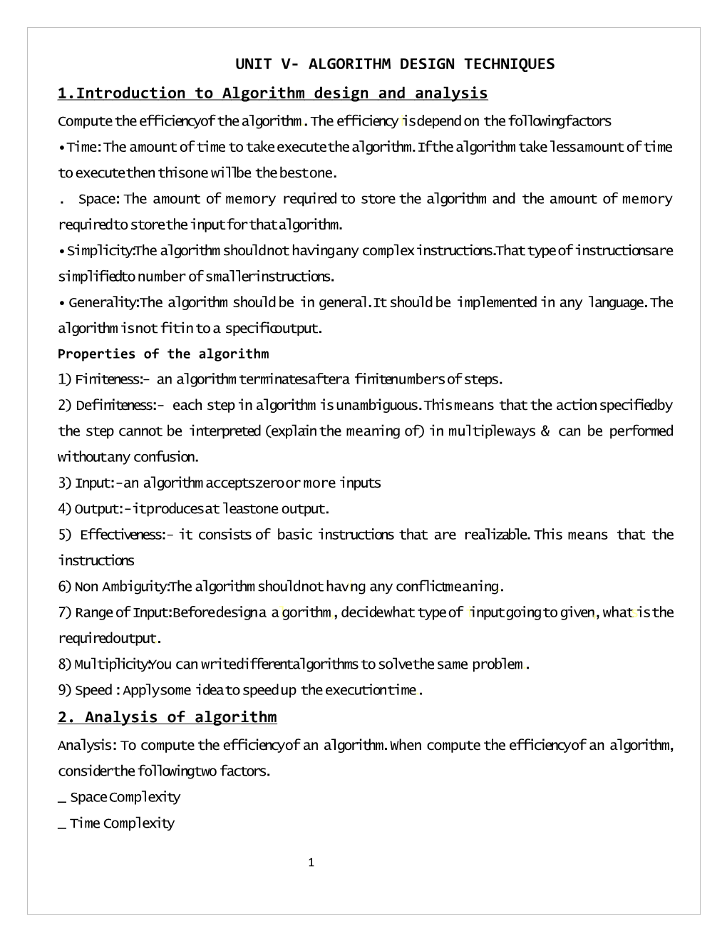 1.Introduction to Algorithmdesign and Analysis