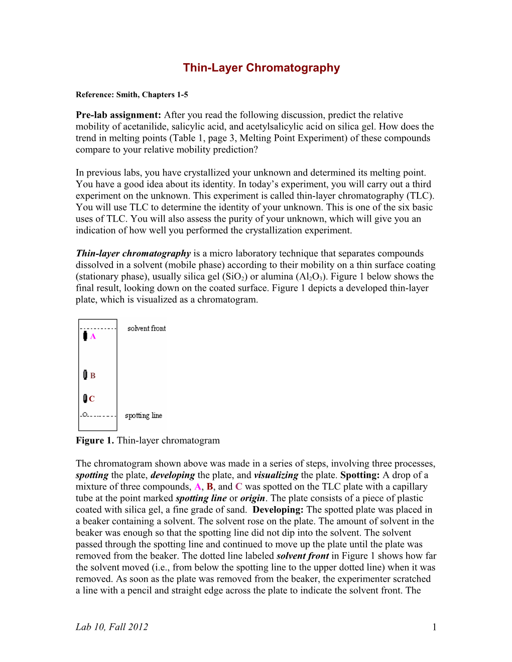 Thin-Layer Chromatography