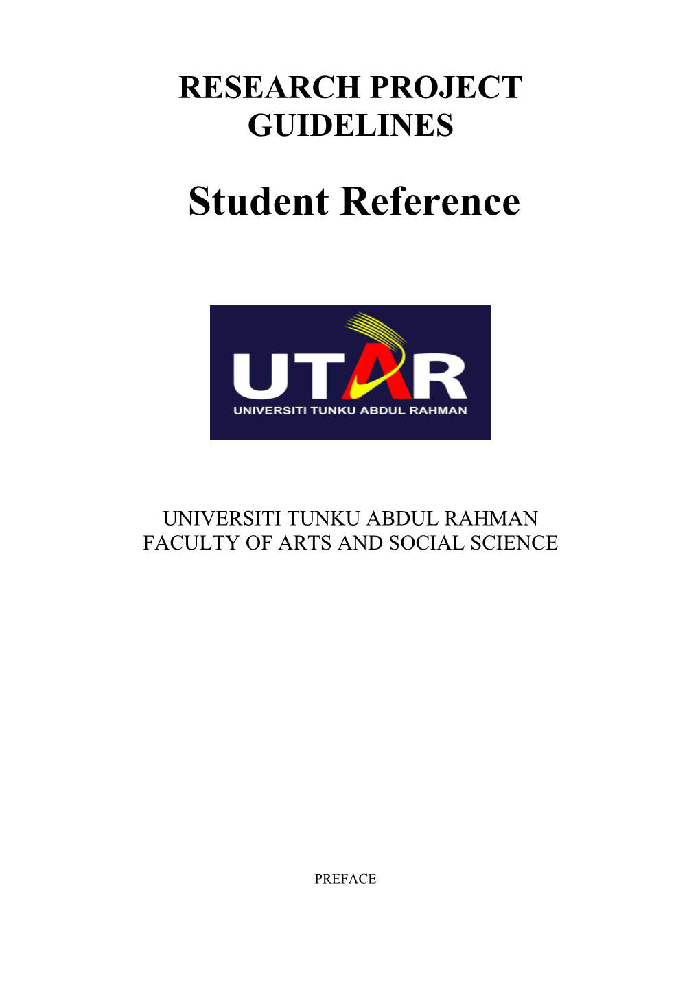 Guide to the Preparation of Uapz 3014 (Student Research Project in Psychology) Research Paper