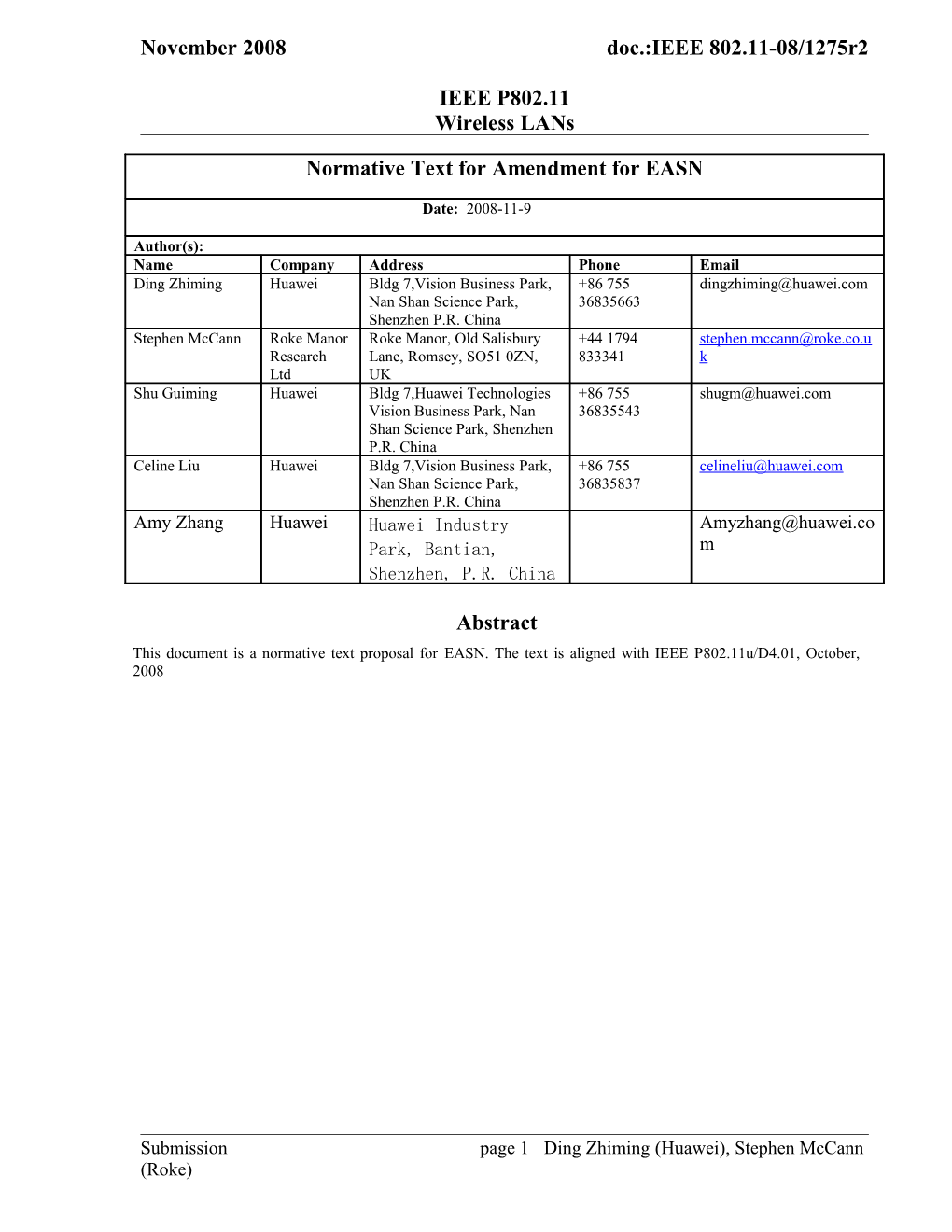 Insert the Following Definitions in 4. Abbreviations and Acronyms (Page 4)