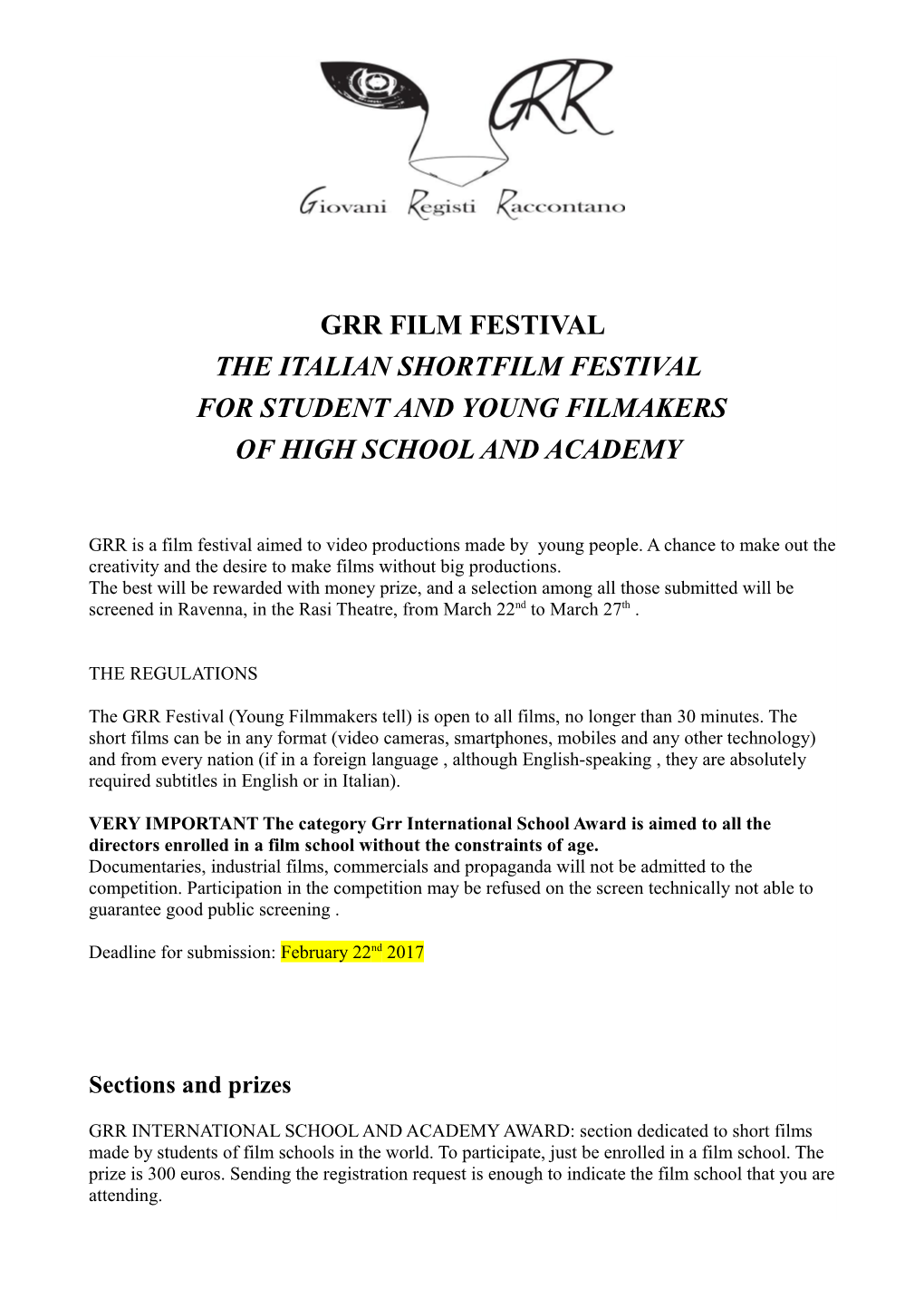 The Italian Shortfilm Festival