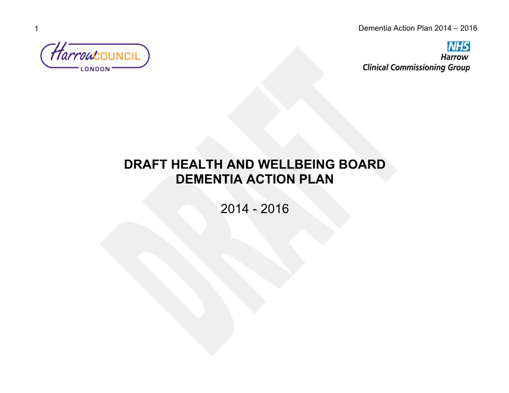 Draft Health and Wellbeing Board