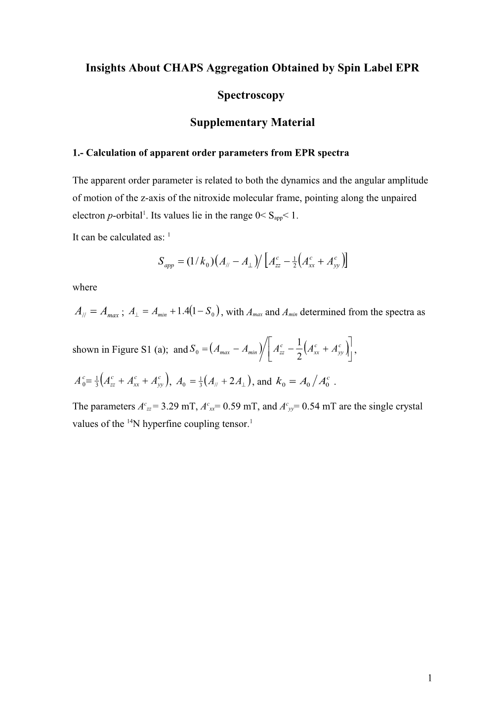 Insights About CHAPS Aggregation Obtained by Spin Label EPR Spectroscopy