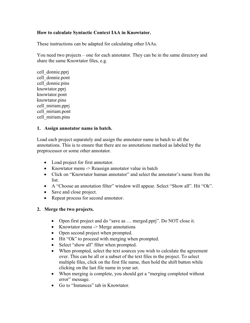 How to Calculate IAA in Knowtator