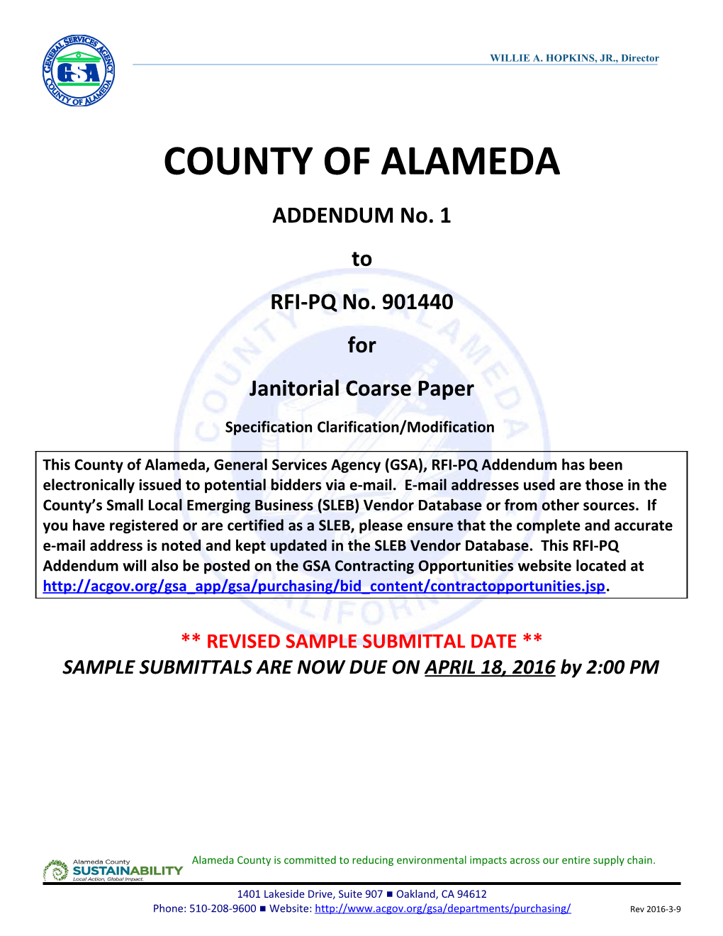 901440 RFI-PQ Addendum Janitorial Coarse Paper