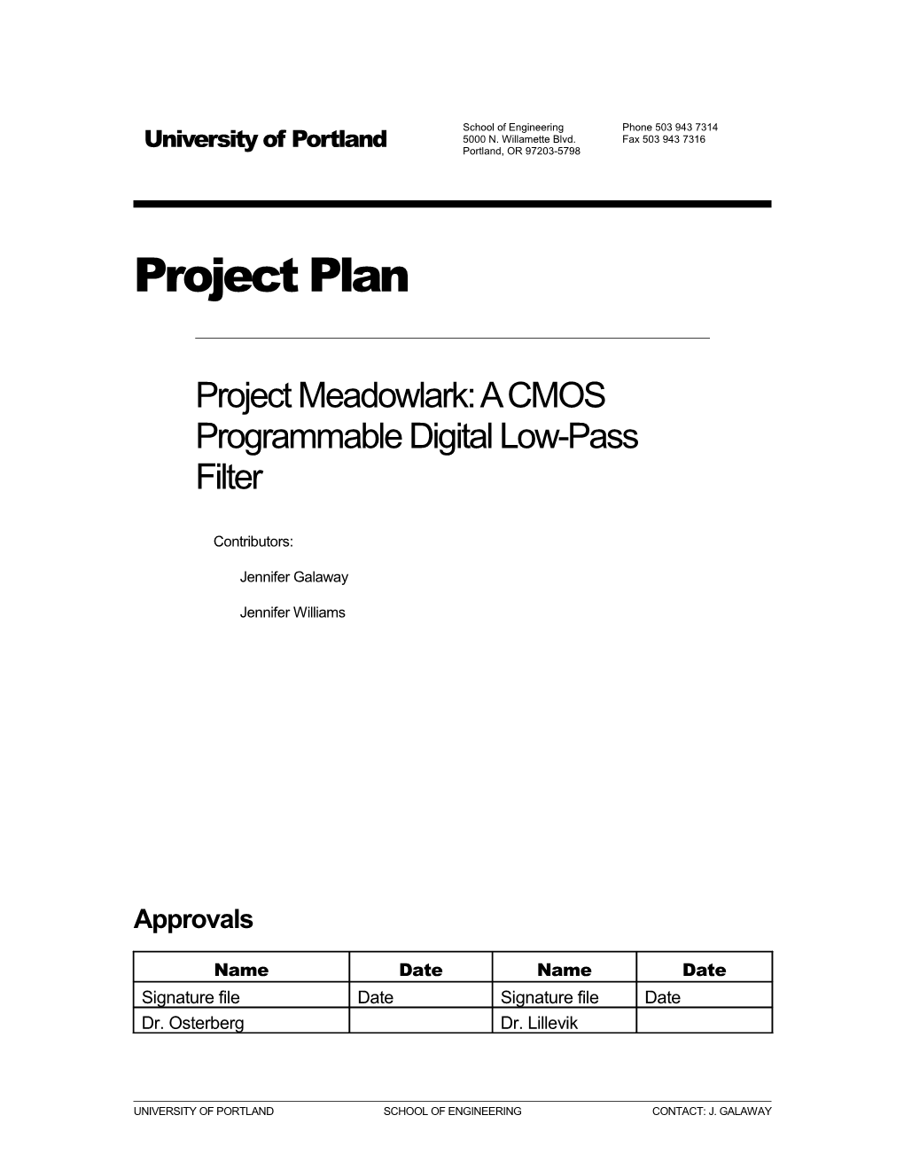 Project Meadowlark: a CMOS Programmable Digital Low-Pass Filter