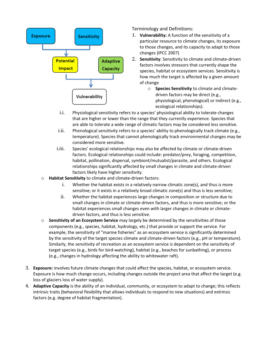 Terminology and Definitions