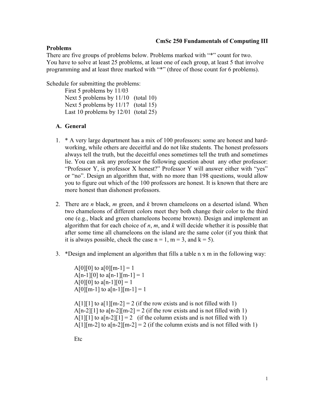 Cmsc 250 Fundamentals of Computing III