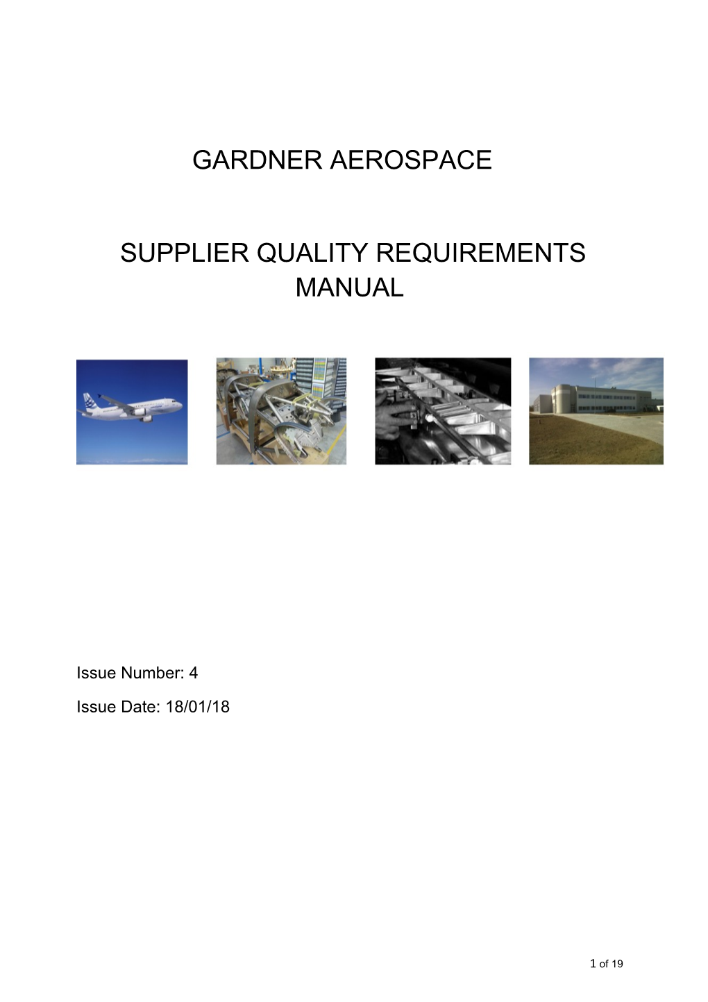 Supplier Quality Requirements Manual