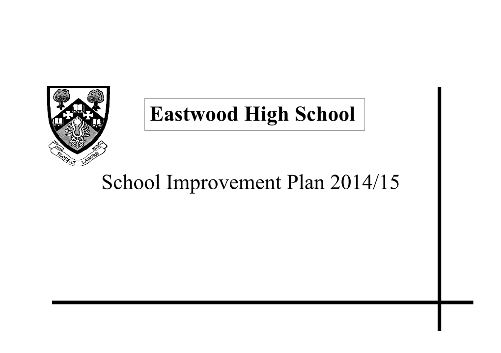 School Improvement Plan 2014/15