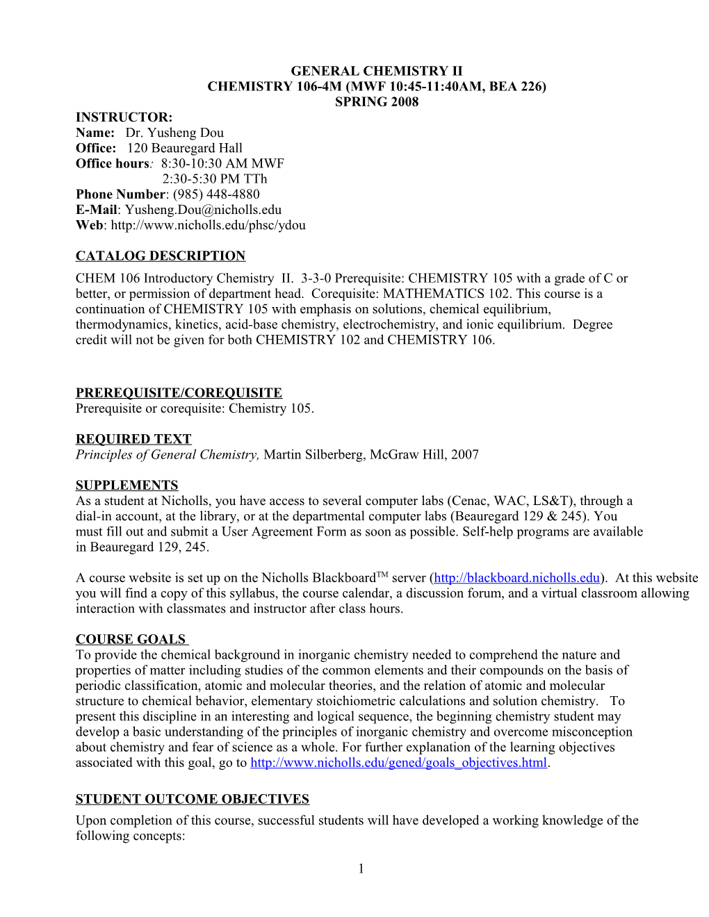 Syllabus Chem 110 Ed Format