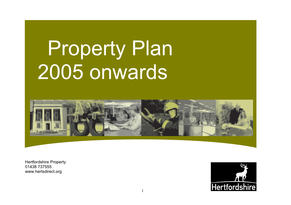 The Property Programmes - Except for the Disposals Programme Which Is Commercially
