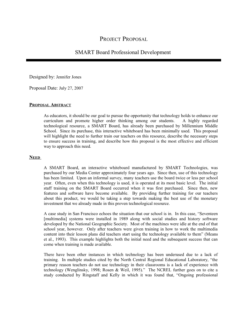 CEP 812 Project Design