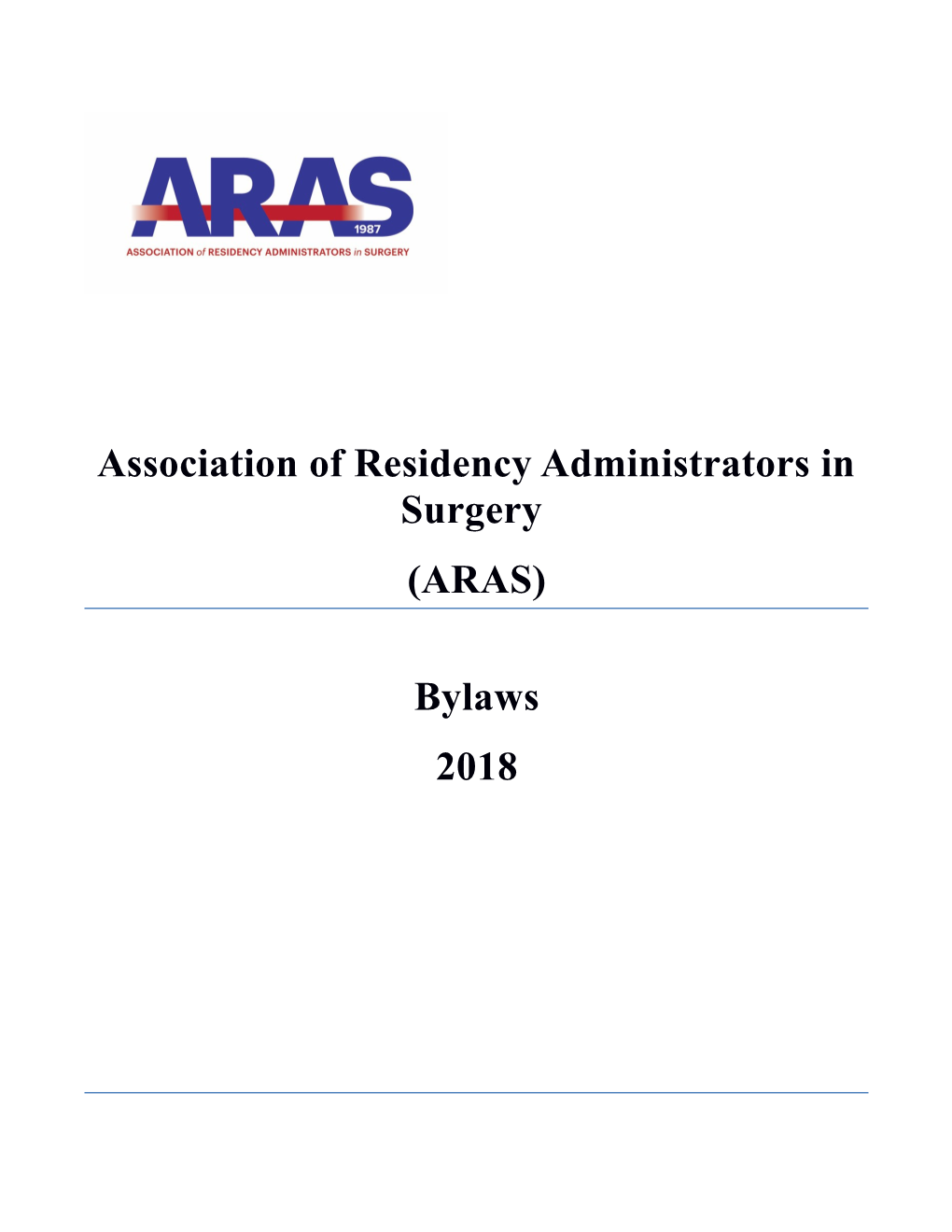 Association of Residency Administrators in Surgery