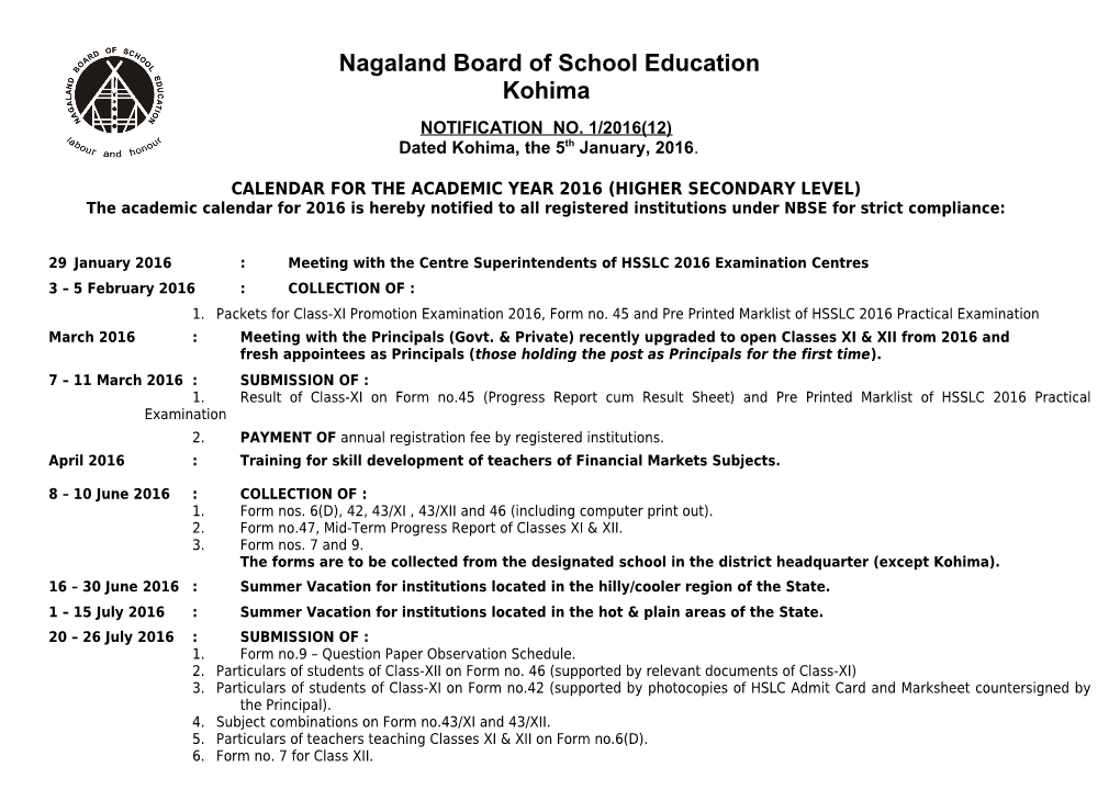 Nagaland Board of School Education