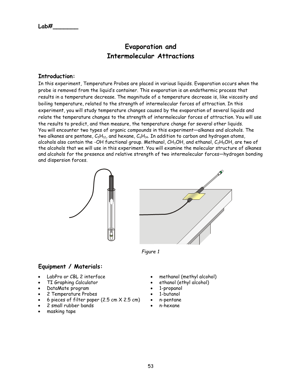 Evaporation and Intermolecular Attractions