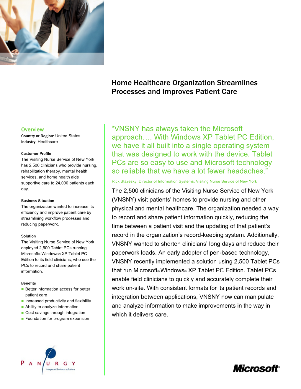 Healthcare Organization Streamlines Processes and Improves Patient Care
