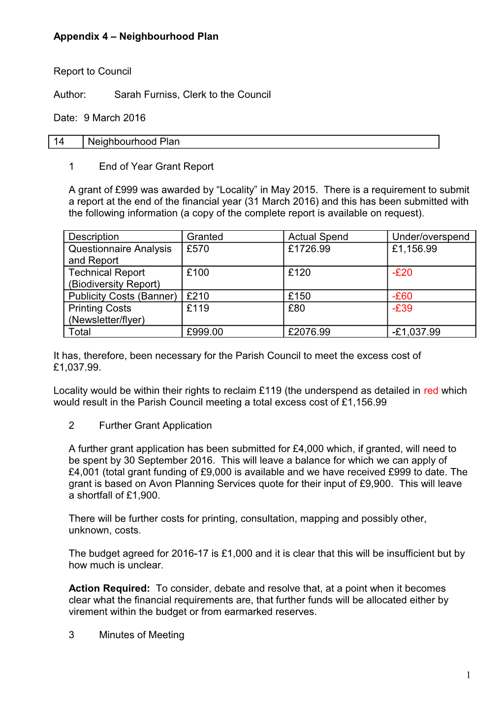 Napton Parish Council