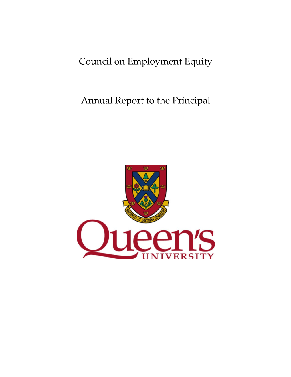 Council on Employment Equity Annual Report