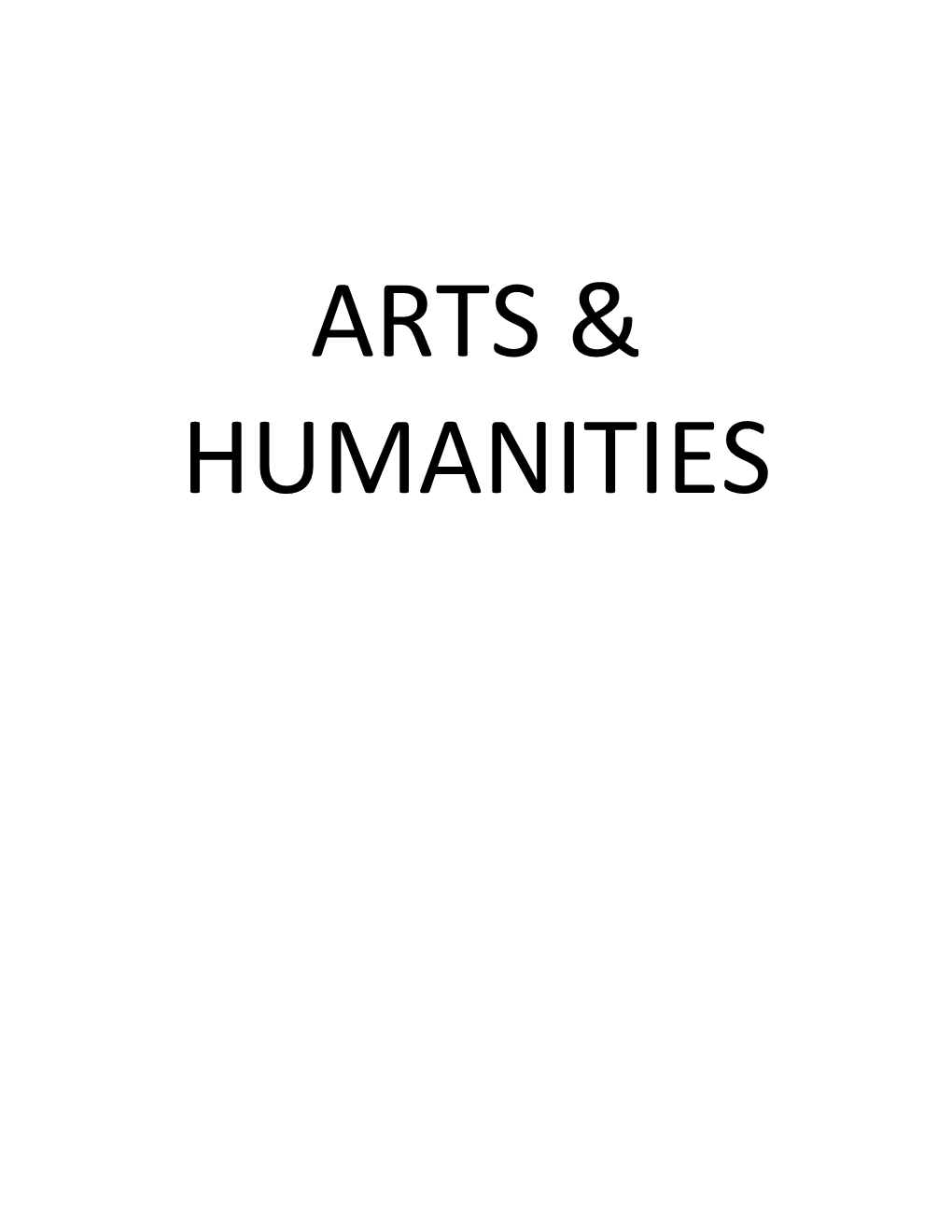 Kentucky Core Academic Standards Arts and Humanities High