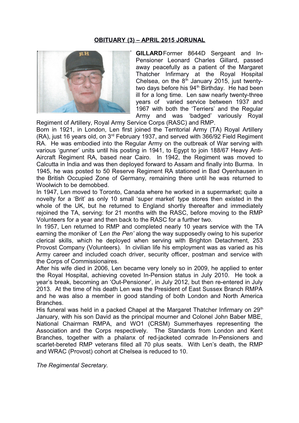 Obituary (3) April 2015 Jorunal