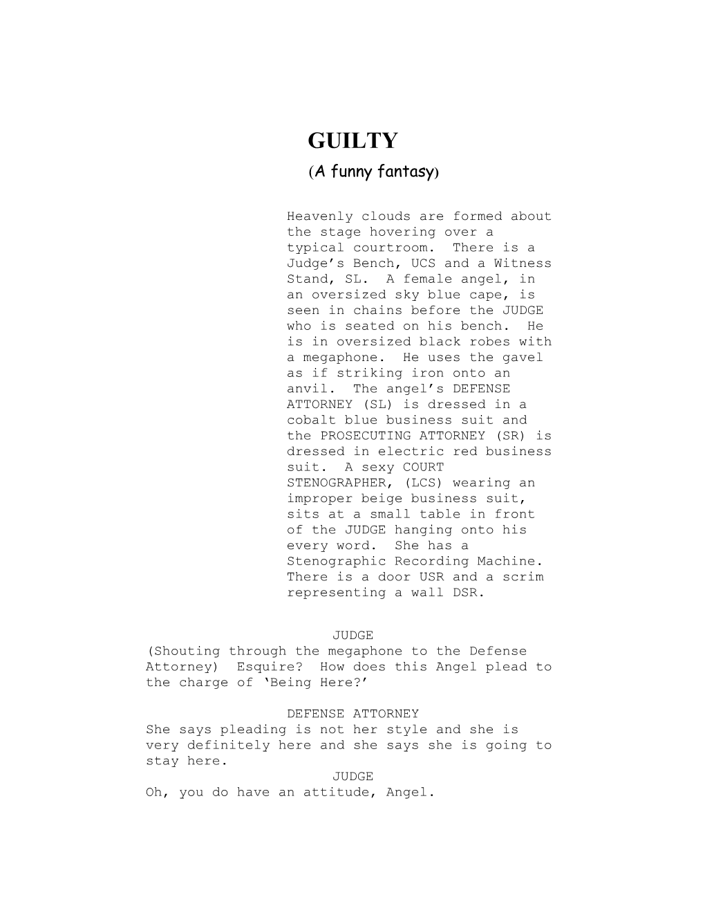 GUILTY, a Funny Fantasy 1