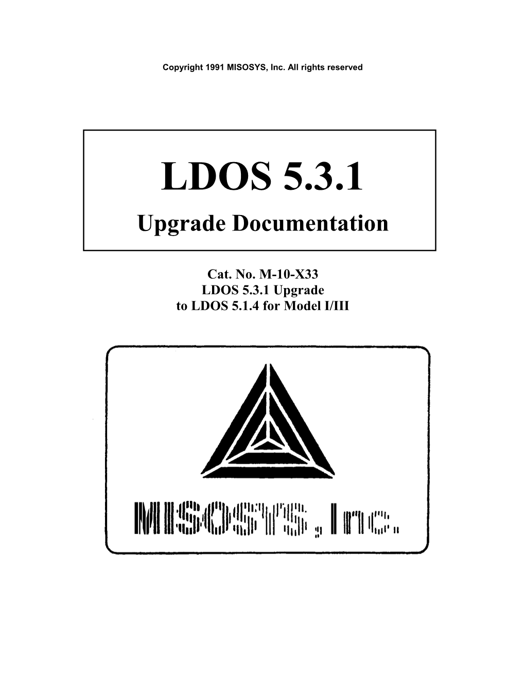 LDOS 5.3.1 Update Booklet
