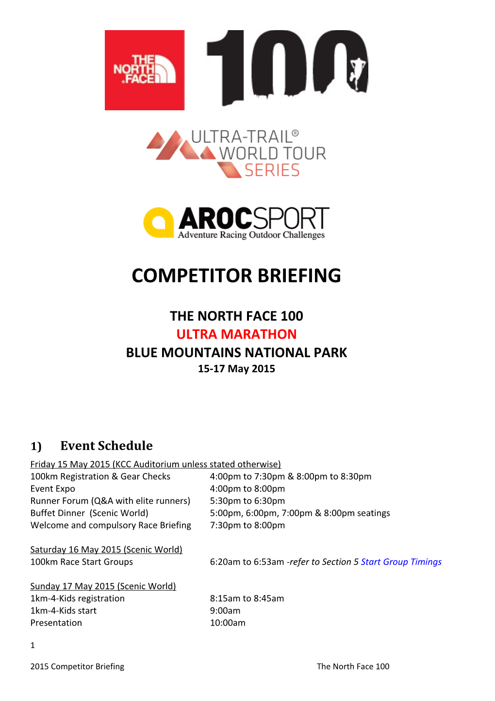 Competitor Briefing