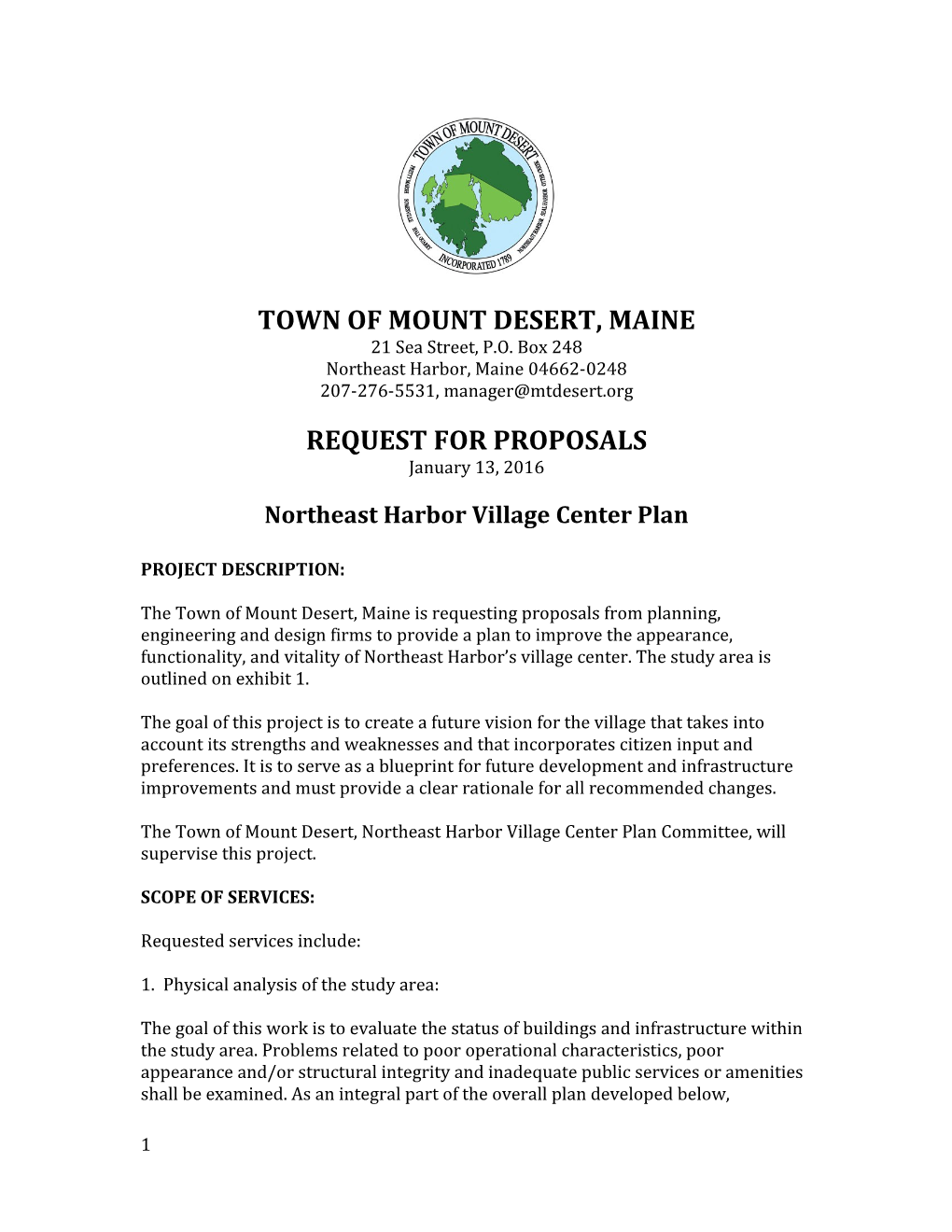 Town of Mount Desert, Maine