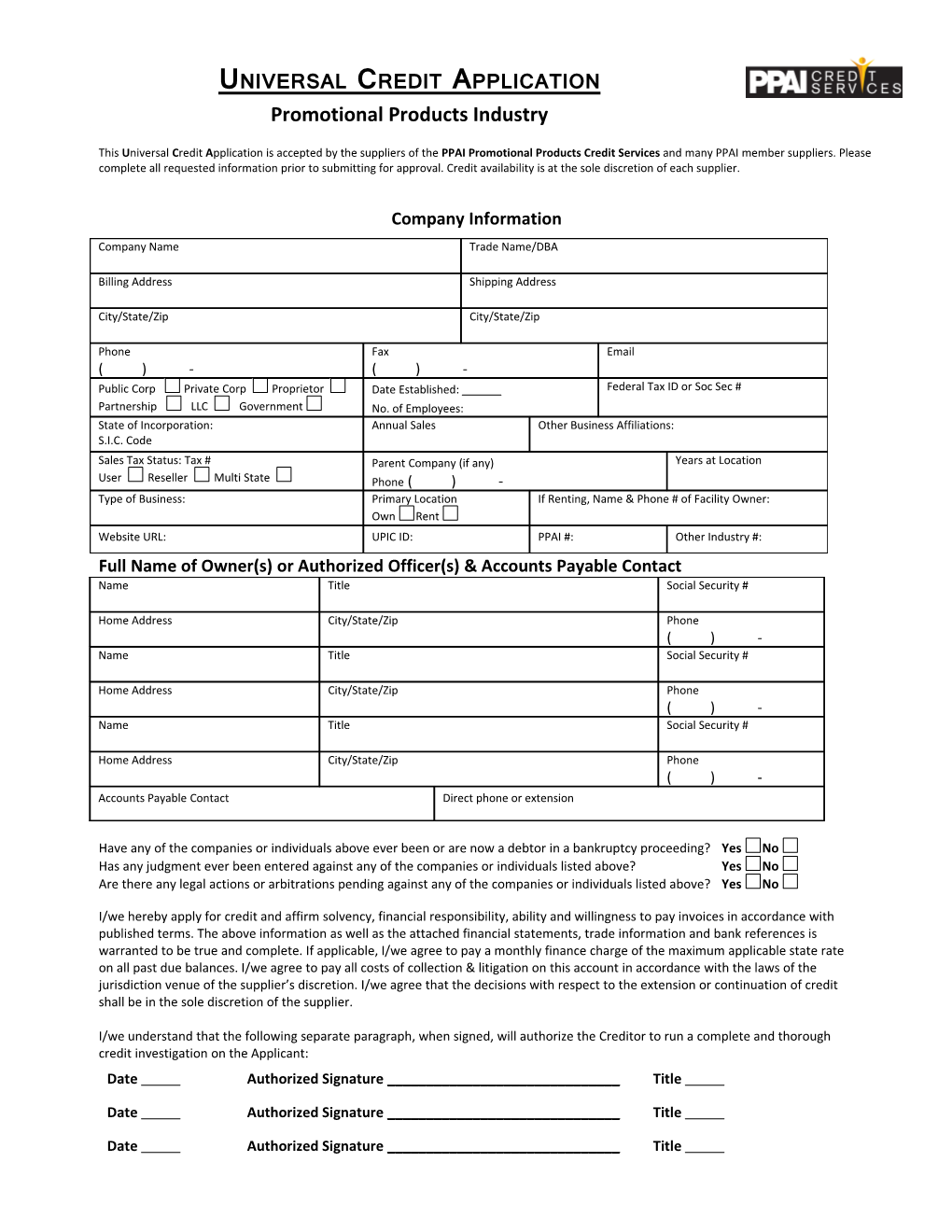 Universal Credit Application