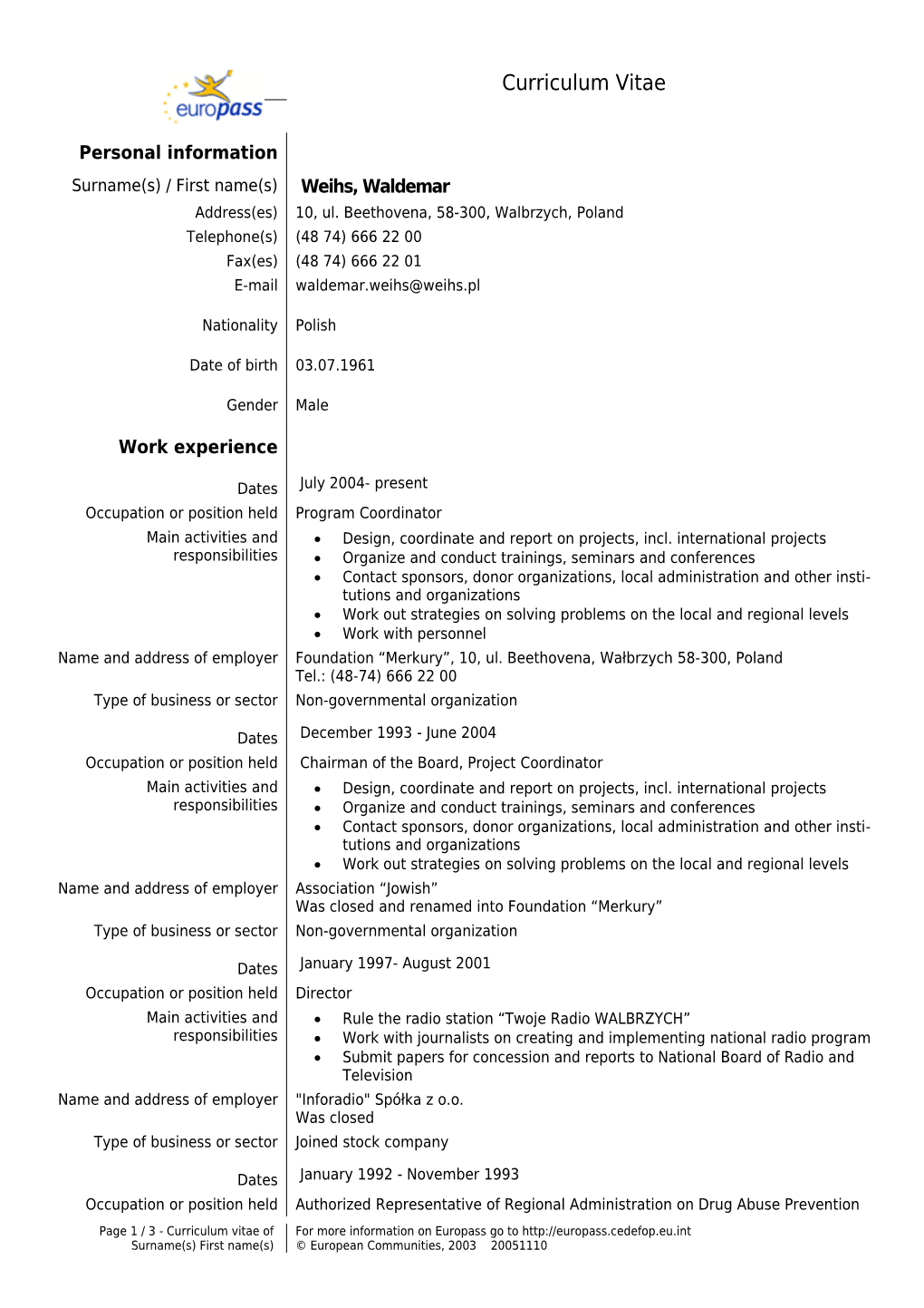 Design, Coordinate and Report on Projects, Incl. International Projects