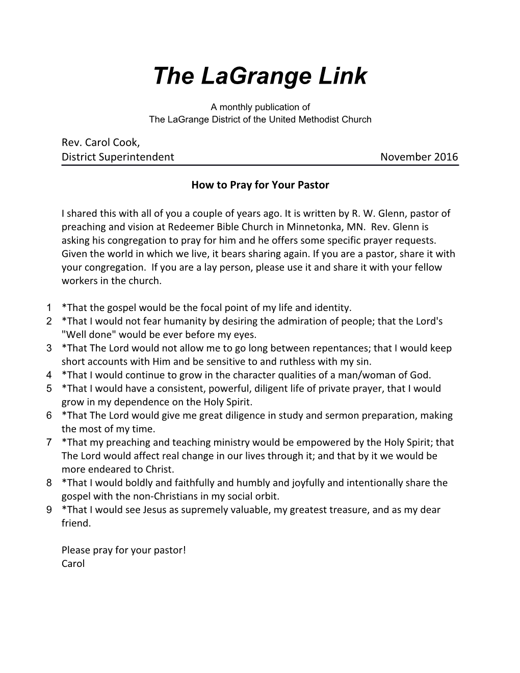 The Lagrange Link